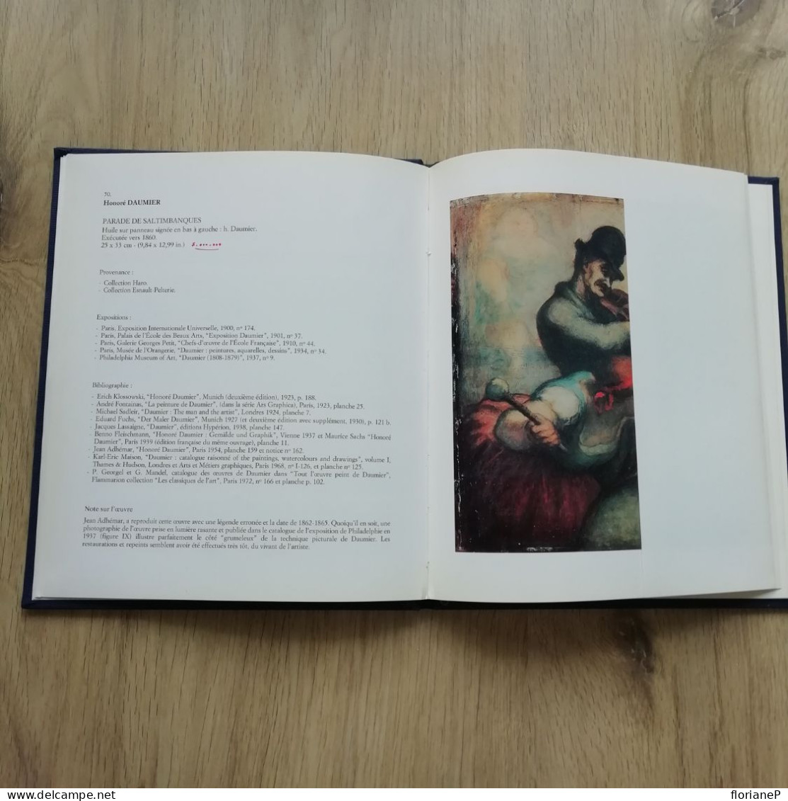 Catalogue vente aux enchères - Honoré Daumier
