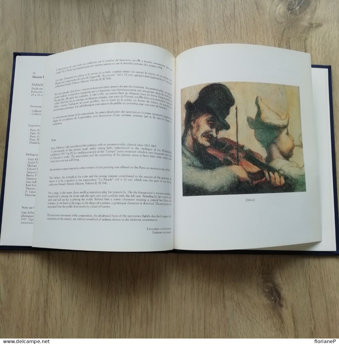 Catalogue vente aux enchères - Honoré Daumier