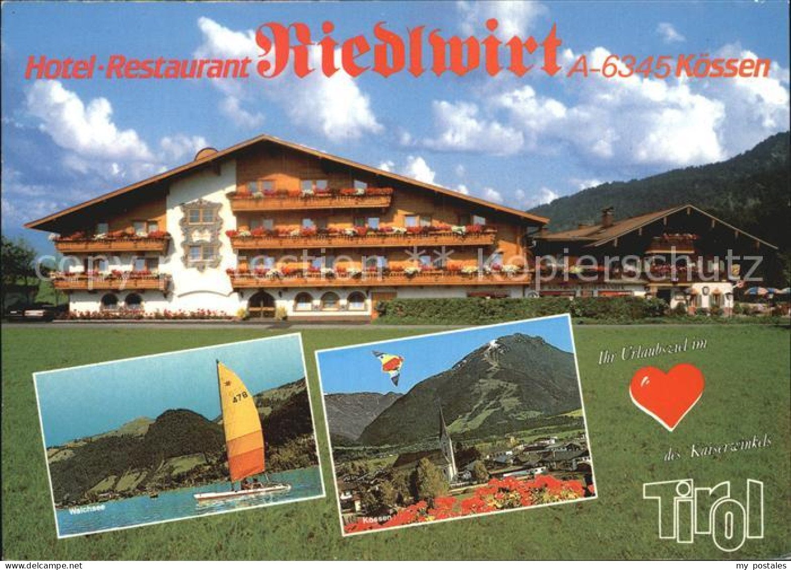 72500252 Koessen Tirol Hotel Restaurant Riedlwirt Koessen - Sonstige & Ohne Zuordnung