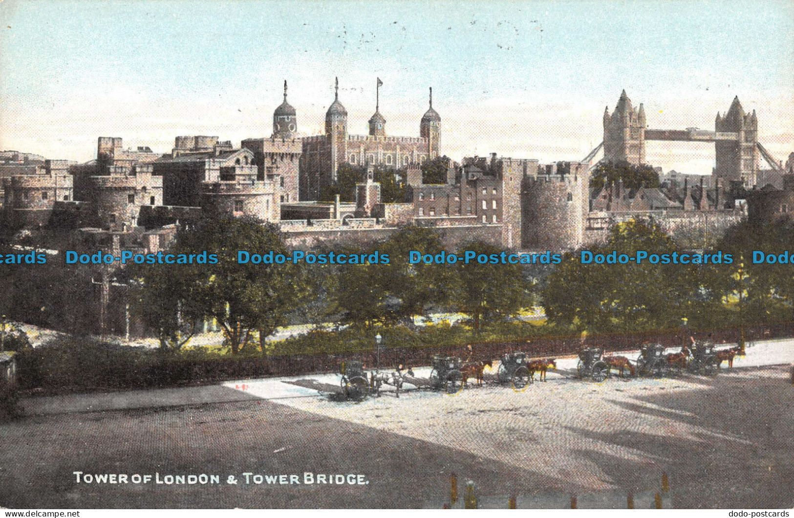 R097272 Tower Of London And Tower Bridge. D. C. Thomson - Sonstige & Ohne Zuordnung