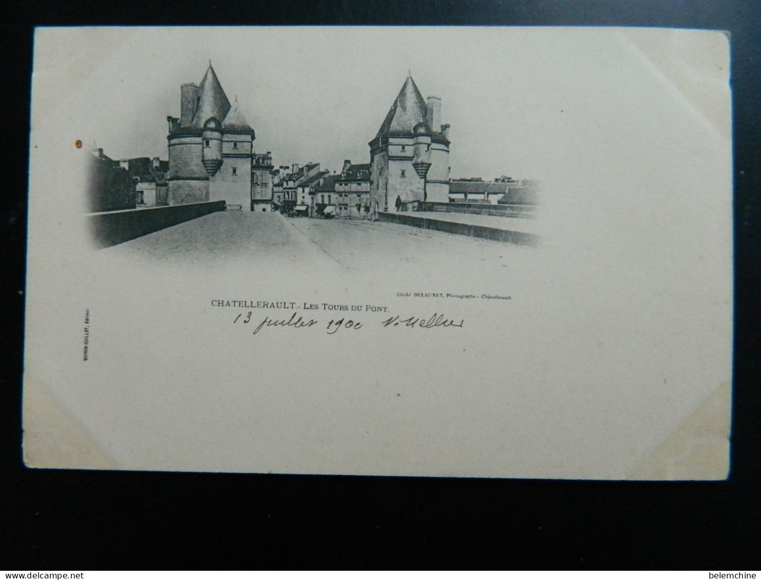 CARTE PRECURSEUR 1900                   CHATELLERAULT              LES TOURS DU PONT - Chatellerault