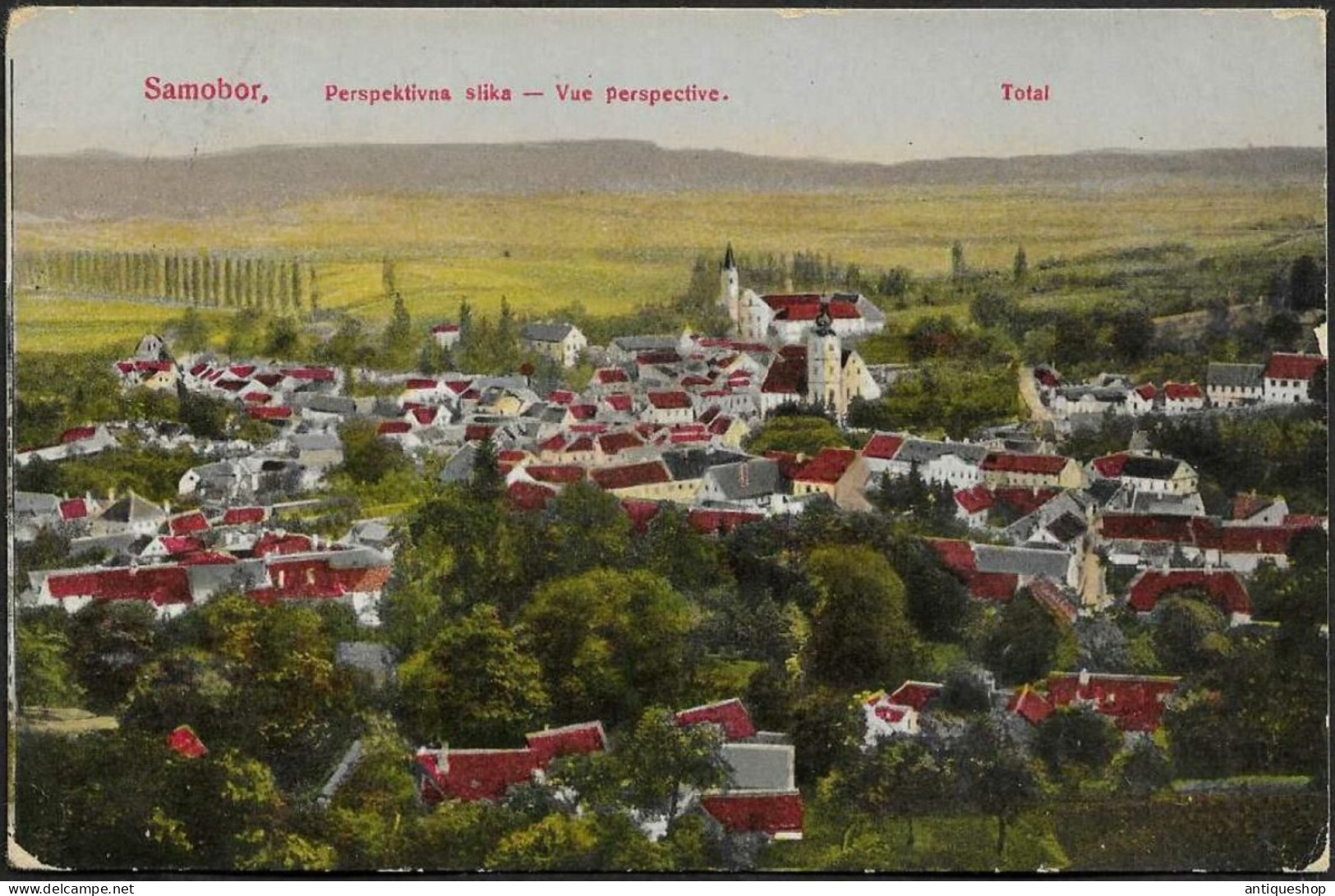 Croatia-----Samobor-----old Postcard - Kroatië