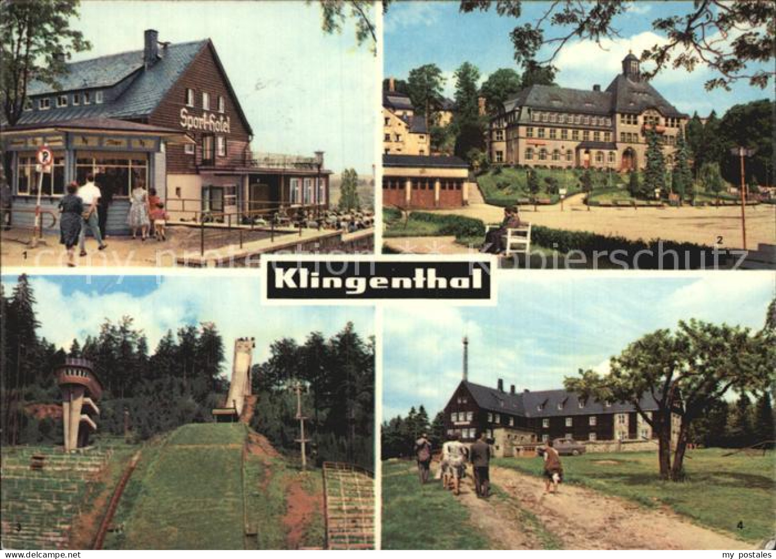 72500023 Klingenthal Vogtland Sport-Hotel Grosse-Aschbergschanze Jugendherberge  - Klingenthal