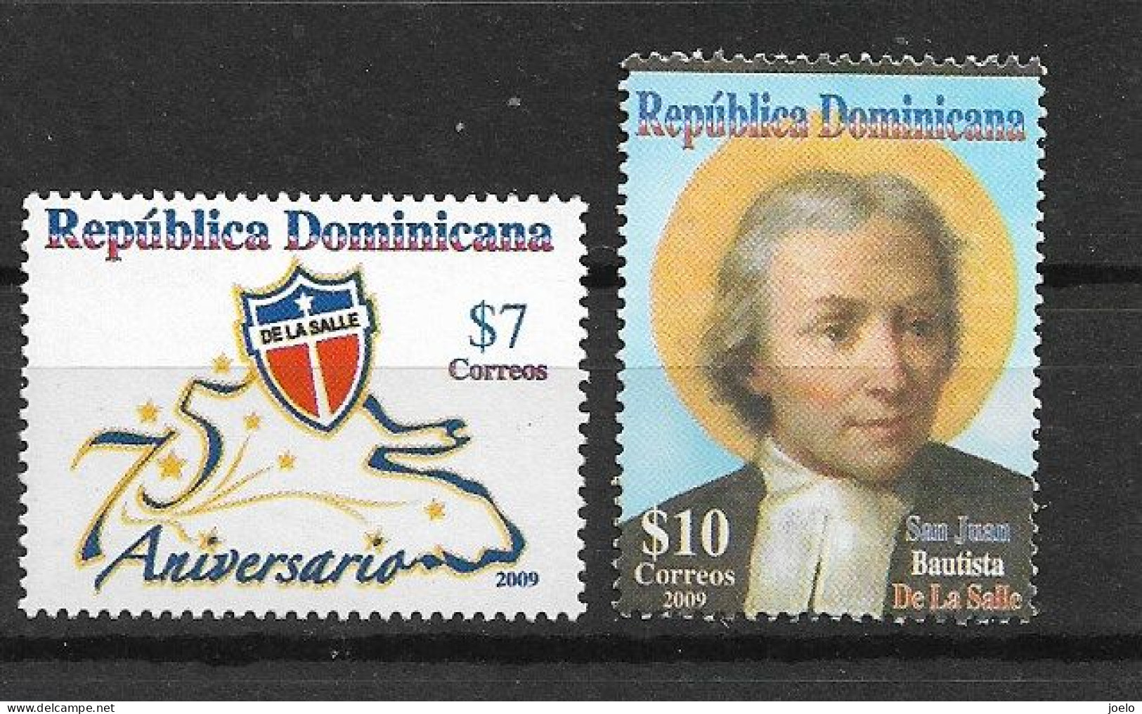 DOMINICAN REPULIC 2009 75th ANNIVERSARY DE LA SALLE SET MNH - Neufs