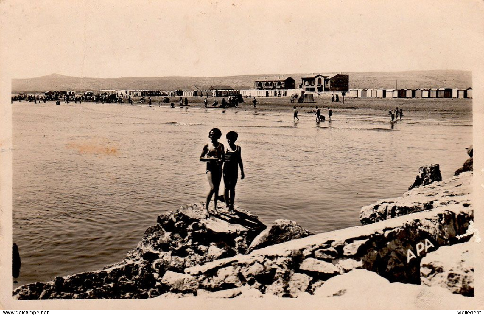 LA NOUVELLE (Aude)- Un Coin De Plage - Cpsm Rare De 1954 - Port La Nouvelle