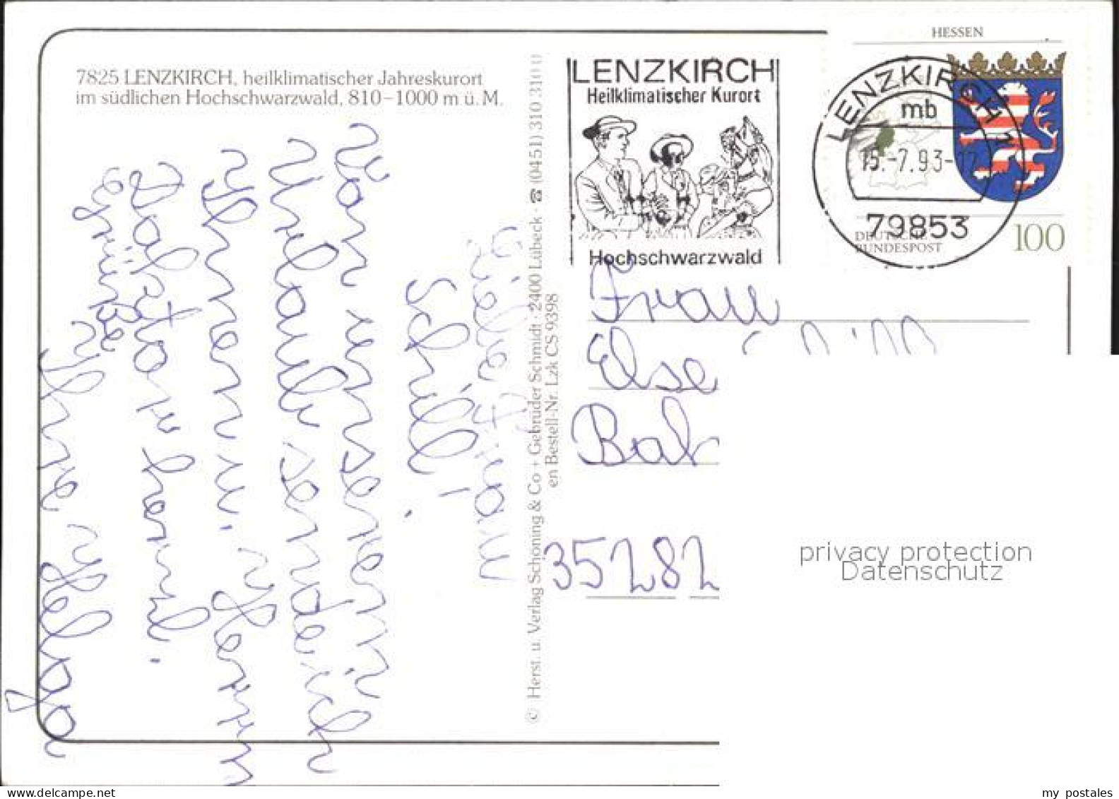 72499868 Lenzkirch Fliegeraufnahme Lenzkirch - Sonstige & Ohne Zuordnung