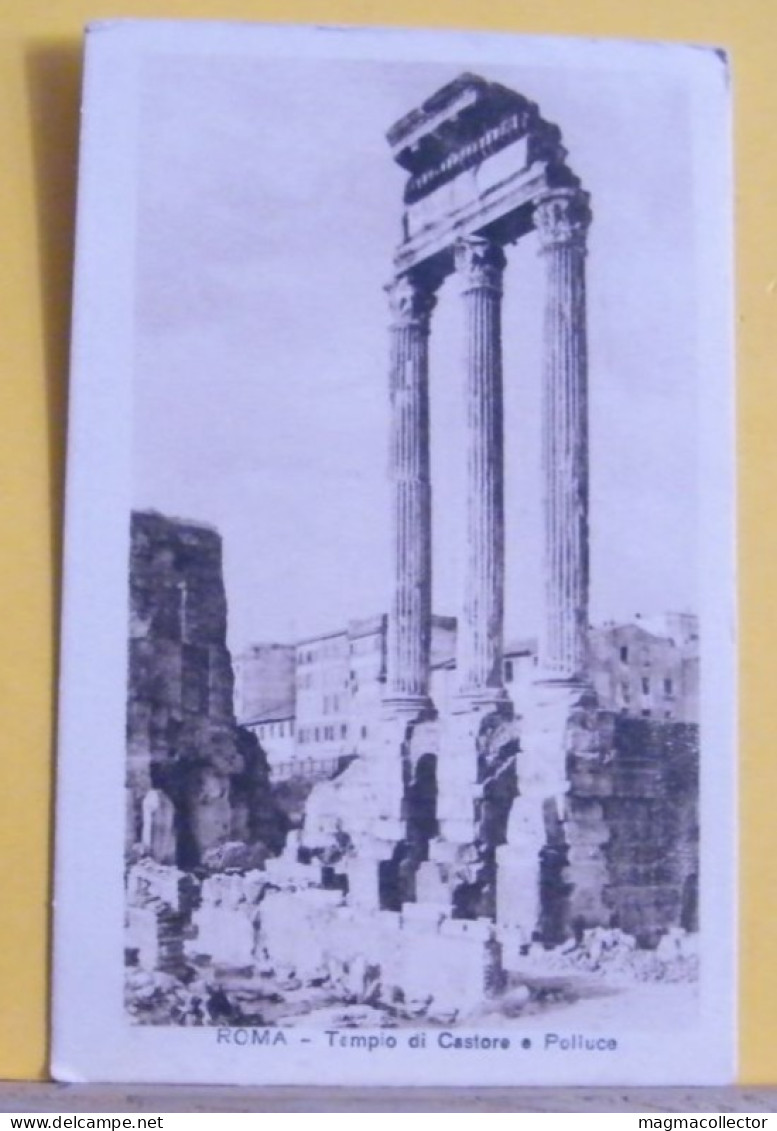 (R) ROMA - TEMPIO DI CASTORE E POLLUCE -  VIAGGIATA  1919 - Andere Monumente & Gebäude