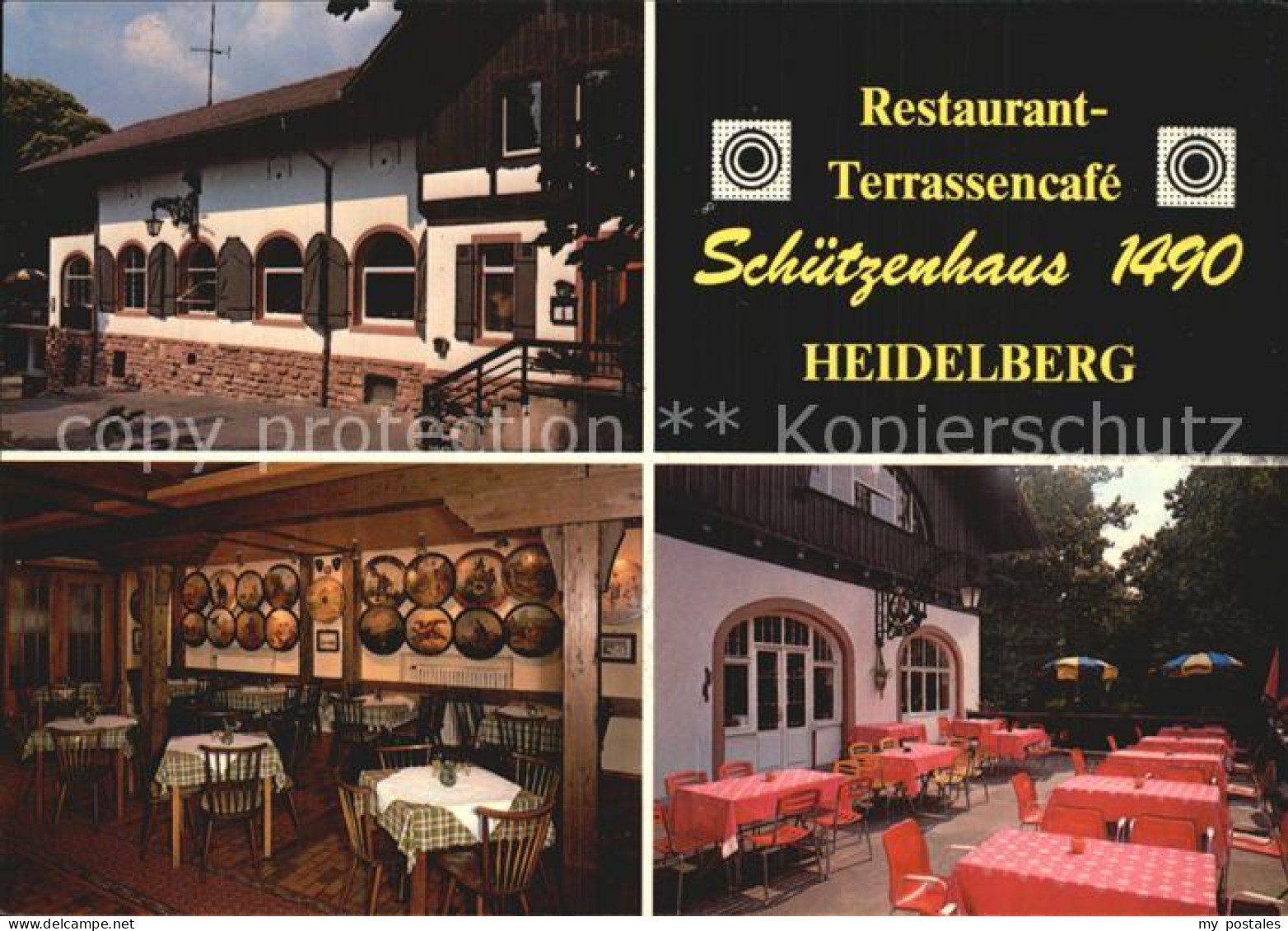 72499770 Heidelberg Neckar Restaurant TerrassenCafe Schuetzenhaus Gastraum  Heid - Heidelberg