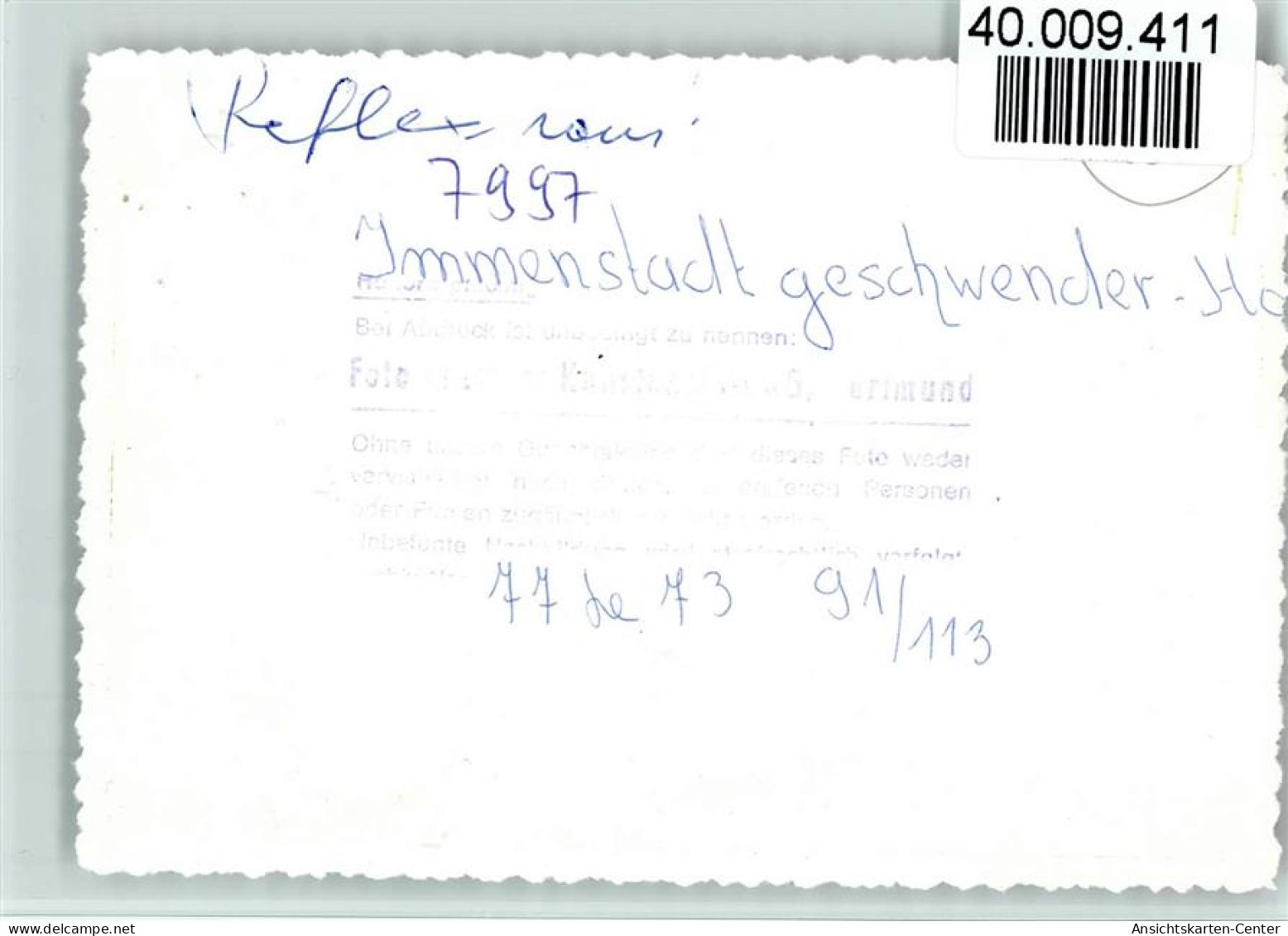 40009411 - Immenstadt I. Allgaeu - Immenstadt