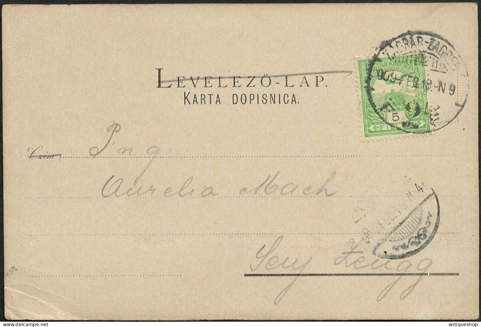 Croatia-----Samobor-----old Postcard - Kroatië