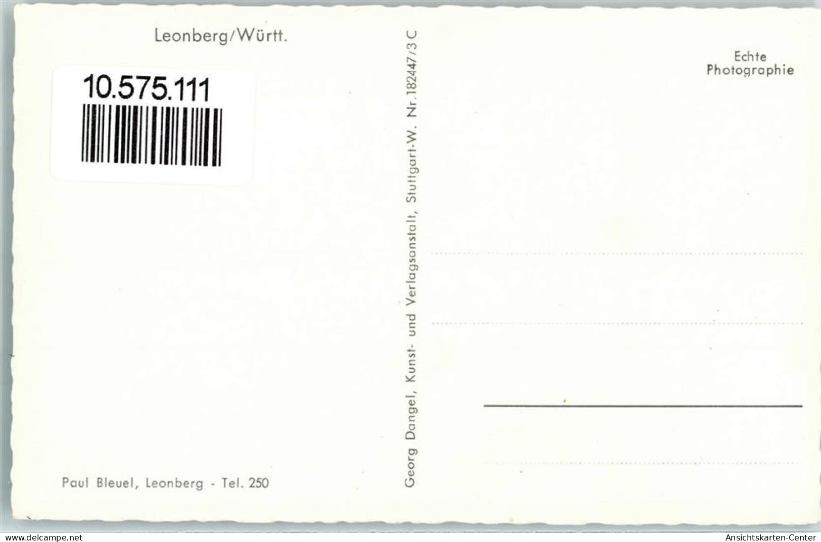 10575111 - Leonberg , Wuertt - Leonberg