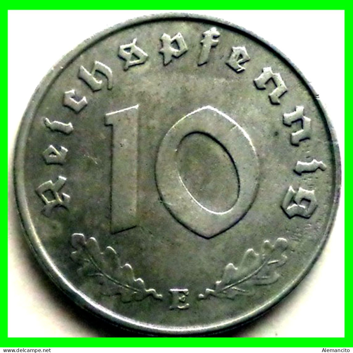 ALEMANIA - GERMANY SERIE DE 7 MONEDAS DE 10 REICHSPFNNIG TERCER REICHS ( AÑO 1941 CECAS - A - B -D - E - F - G - J ) - 10 Reichspfennig