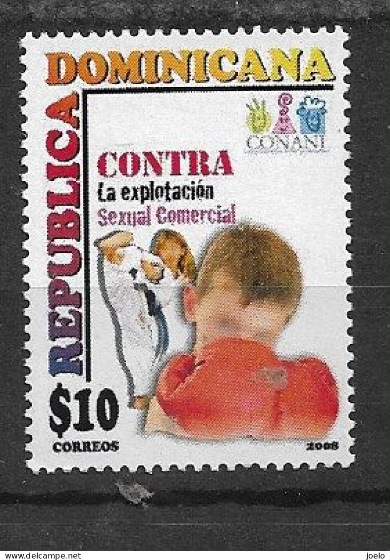 DOMINICAN REPULIC 2008 CAMPAIGN AGAINST COMMERCIAL SEXUAL EXPLOITATION MNH - Unused Stamps