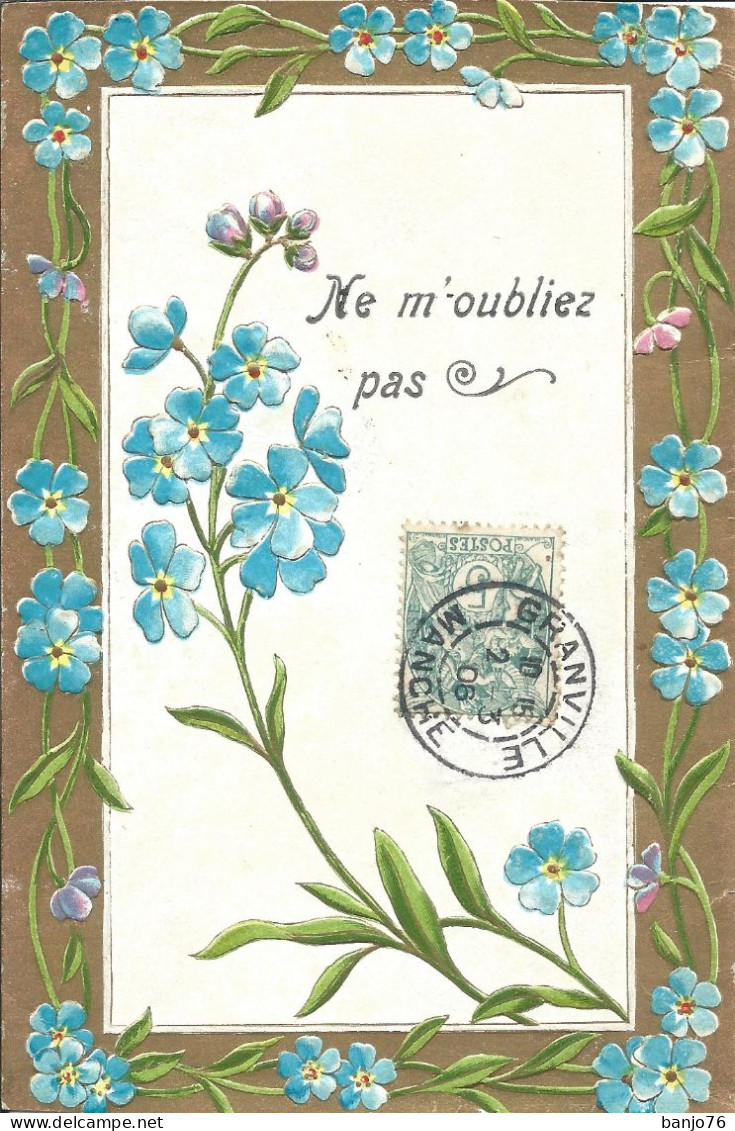 Ne M'Oubliez Pas - En Relief - Myosotis - - Fleurs