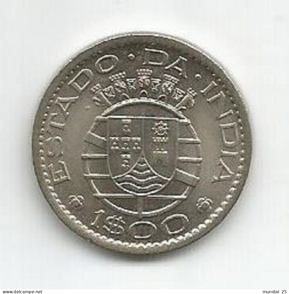 INDIA PORTUGUESE 1$00 ESCUDO 1958 - Indien