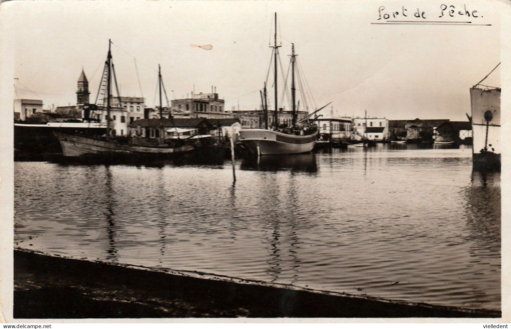 Environs De TUNIS - La Goulette- Le Vieux Port - Cpsm De 1937 - 2 Scans - Tunesien