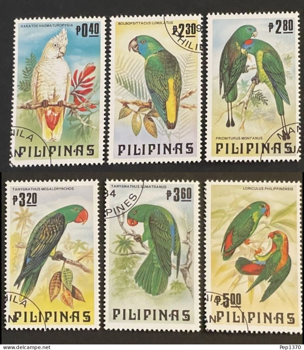 FILIPINAS 1984 - AVES - PAJAROS - YVERT 1655/1660** SPECIMEN - Autres & Non Classés