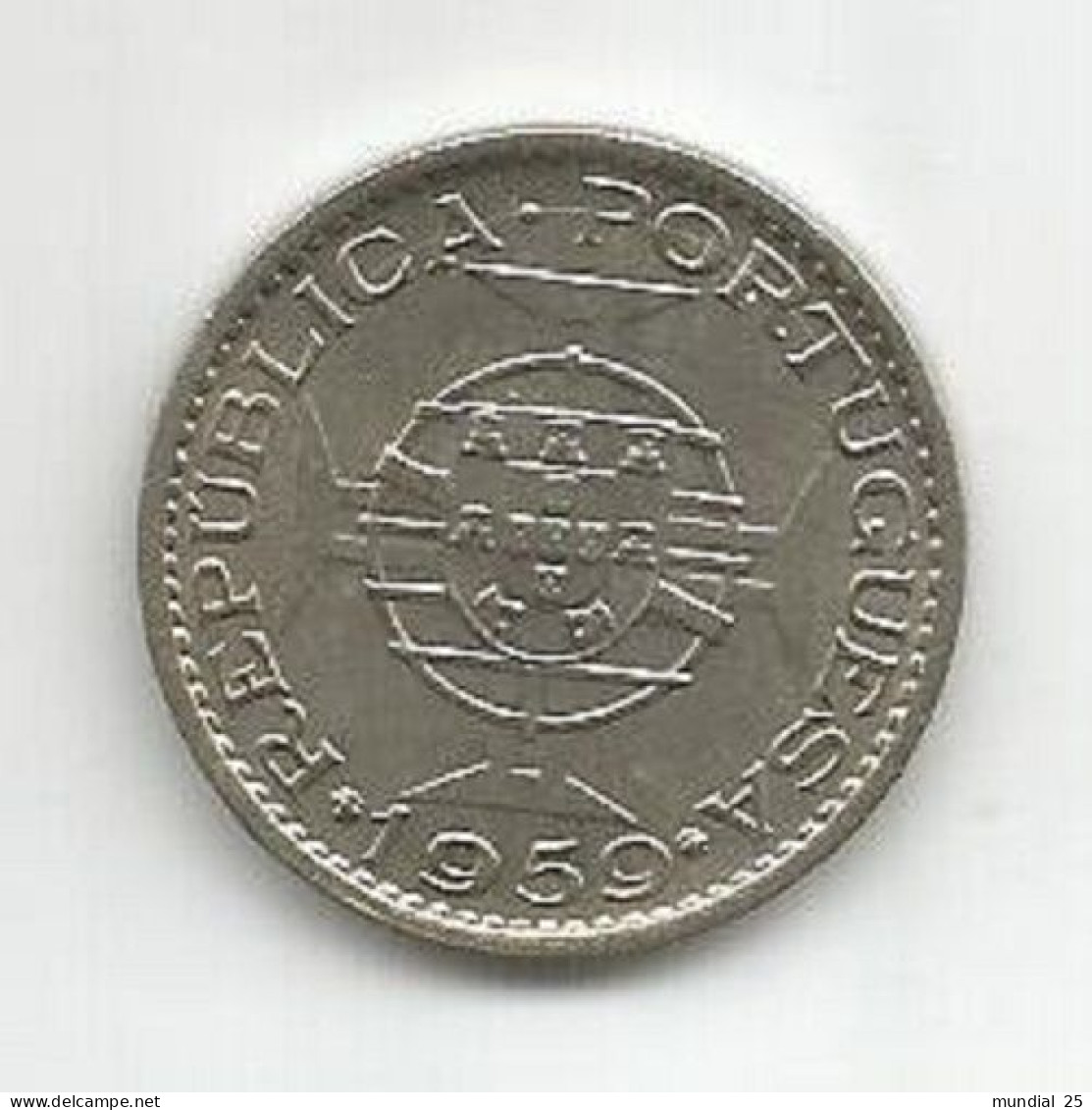 INDIA PORTUGUESE 1$00 ESCUDO 1959 - Indien