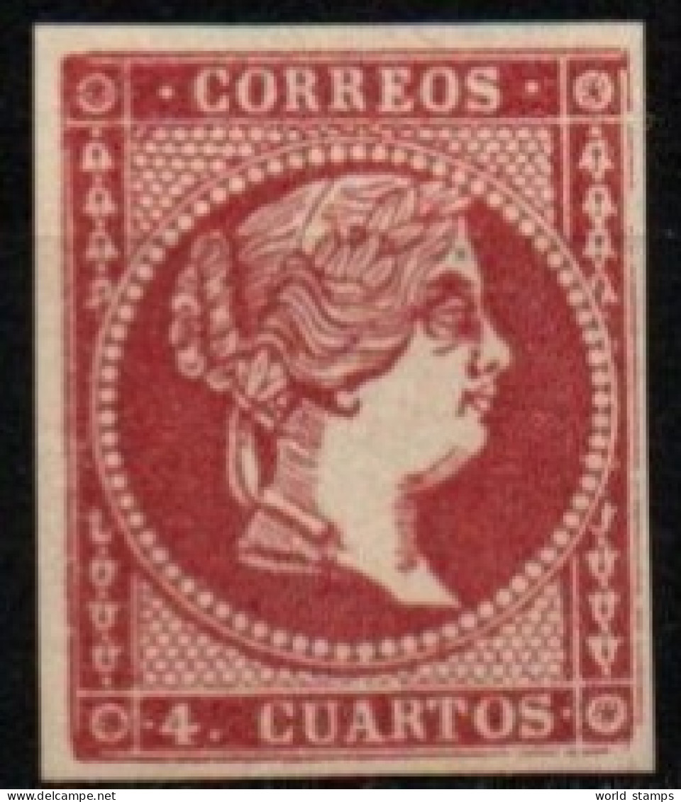 ESPAGNE 1857-60 ** - Unused Stamps