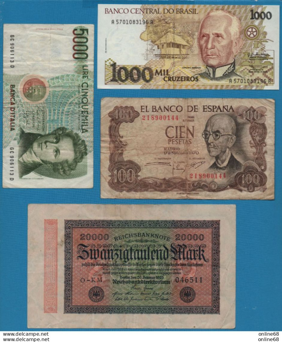 LOT BILLETS + 135  BANKNOTES