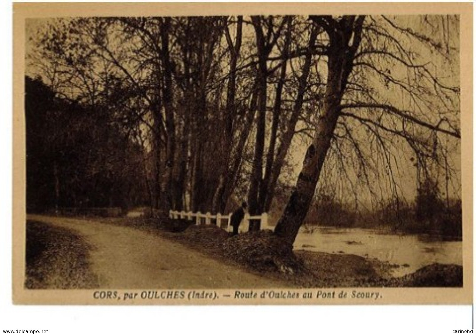 CORS PAR OULCHES.- ROUTE D'OULCHES AU PONT DE SCOURY - Other & Unclassified