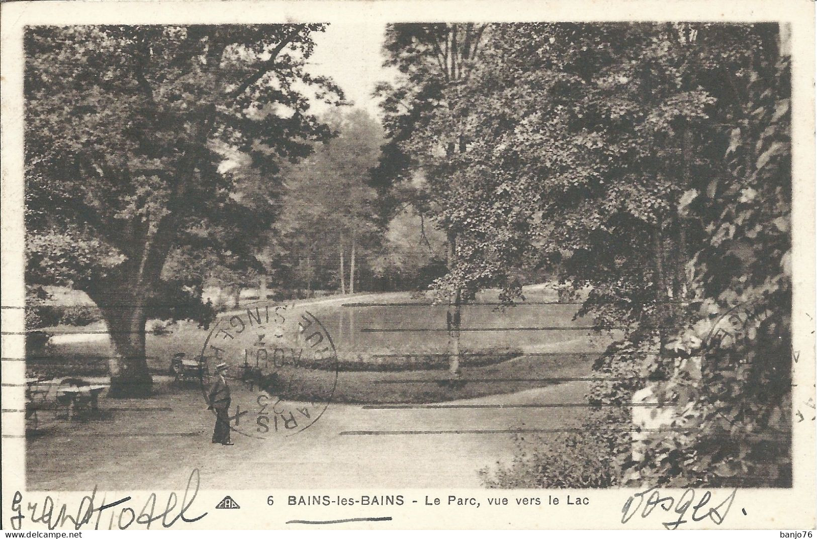 Bains Les Bains (88) - Le Parc, Vue Vers Le Lac - Bains Les Bains