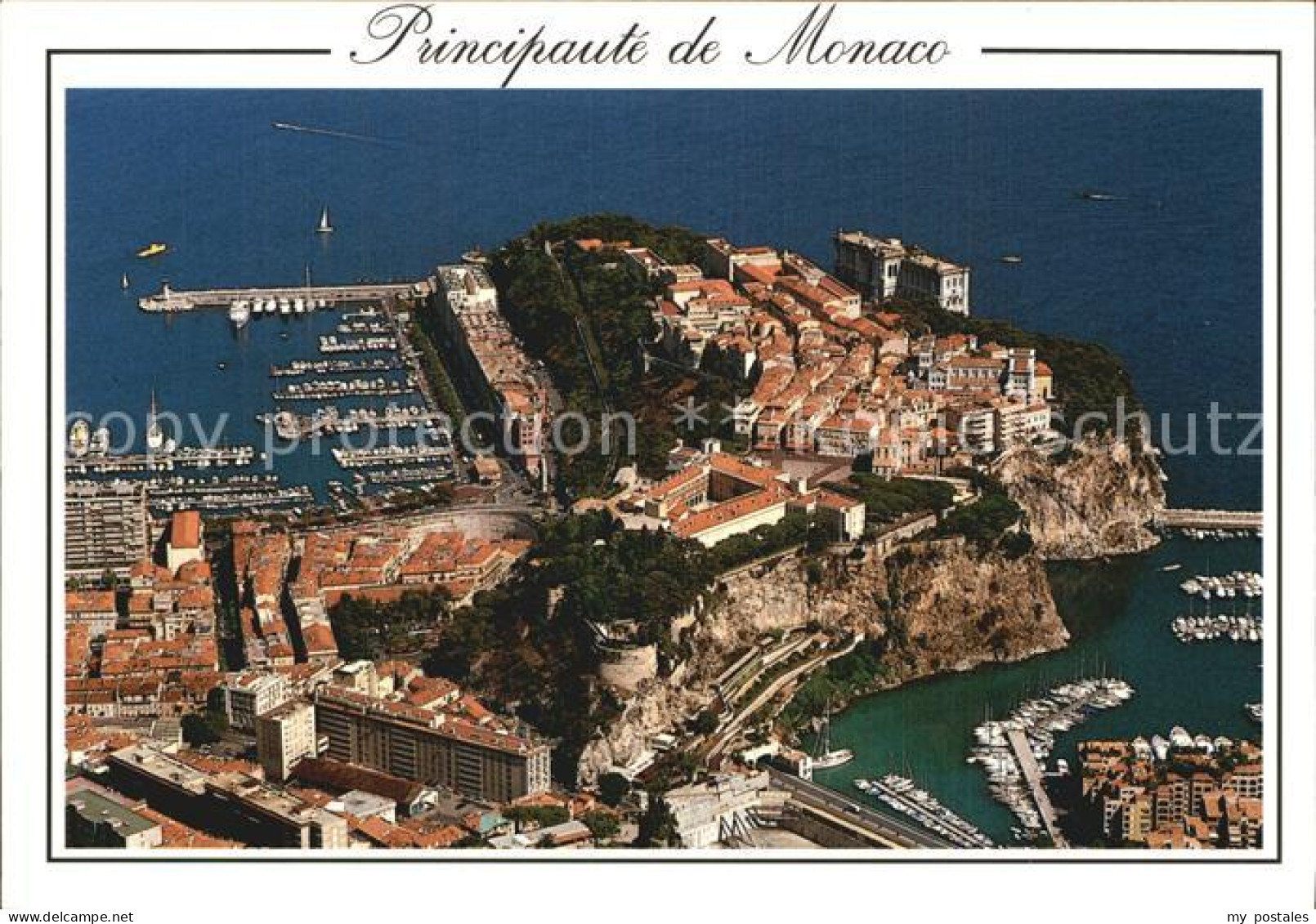 72499206 Monaco Fliegeraufnahme Le Rocher Monaco - Sonstige & Ohne Zuordnung