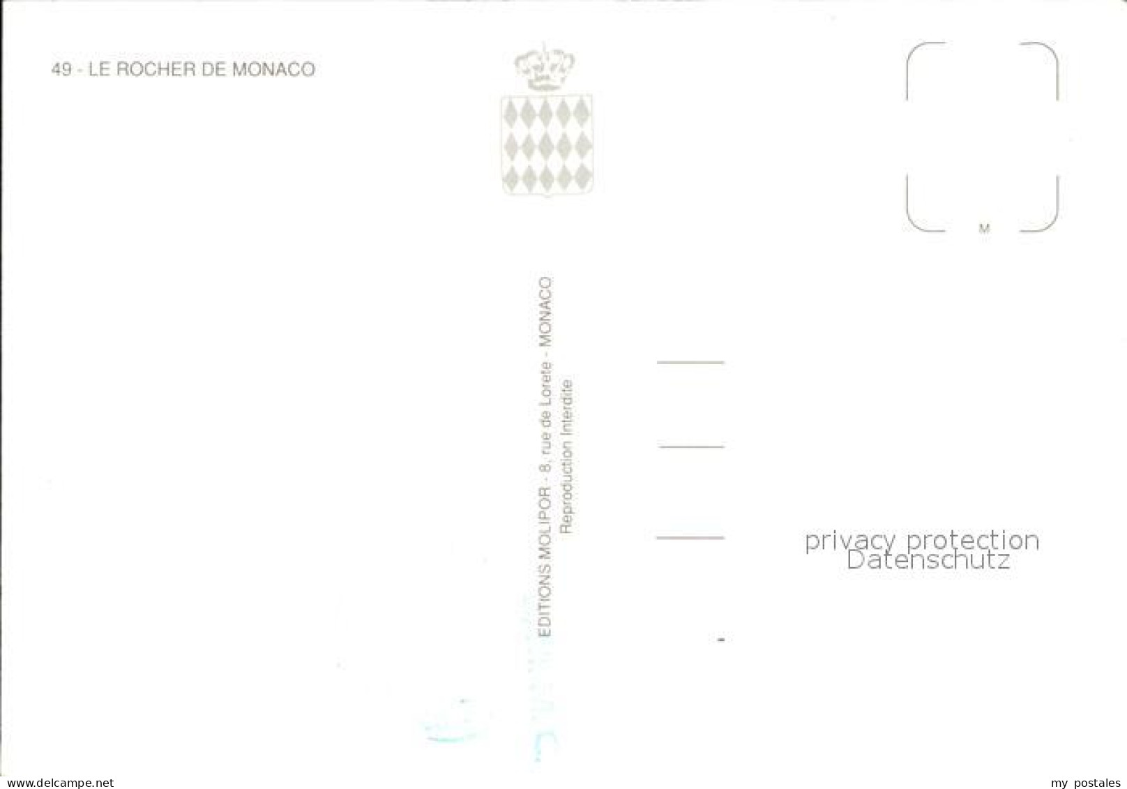 72499206 Monaco Fliegeraufnahme Le Rocher Monaco - Other & Unclassified