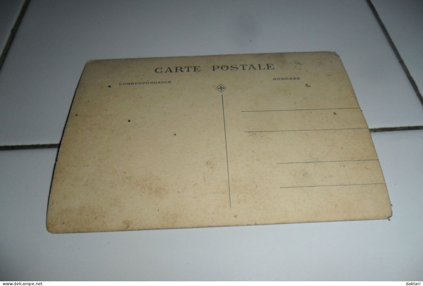 CARTE PHOTO AVEC MOTO  ANCIENNE - To Identify