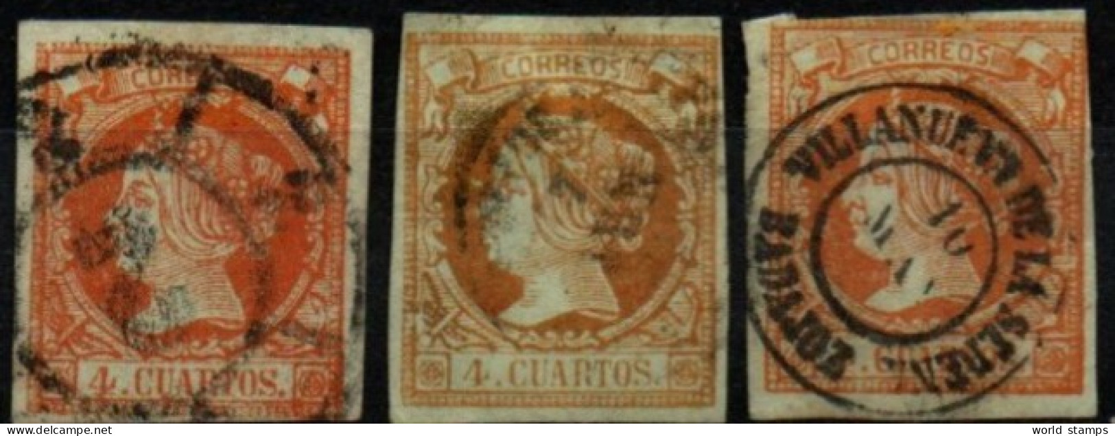 ESPAGNE 1860-1 O - Used Stamps