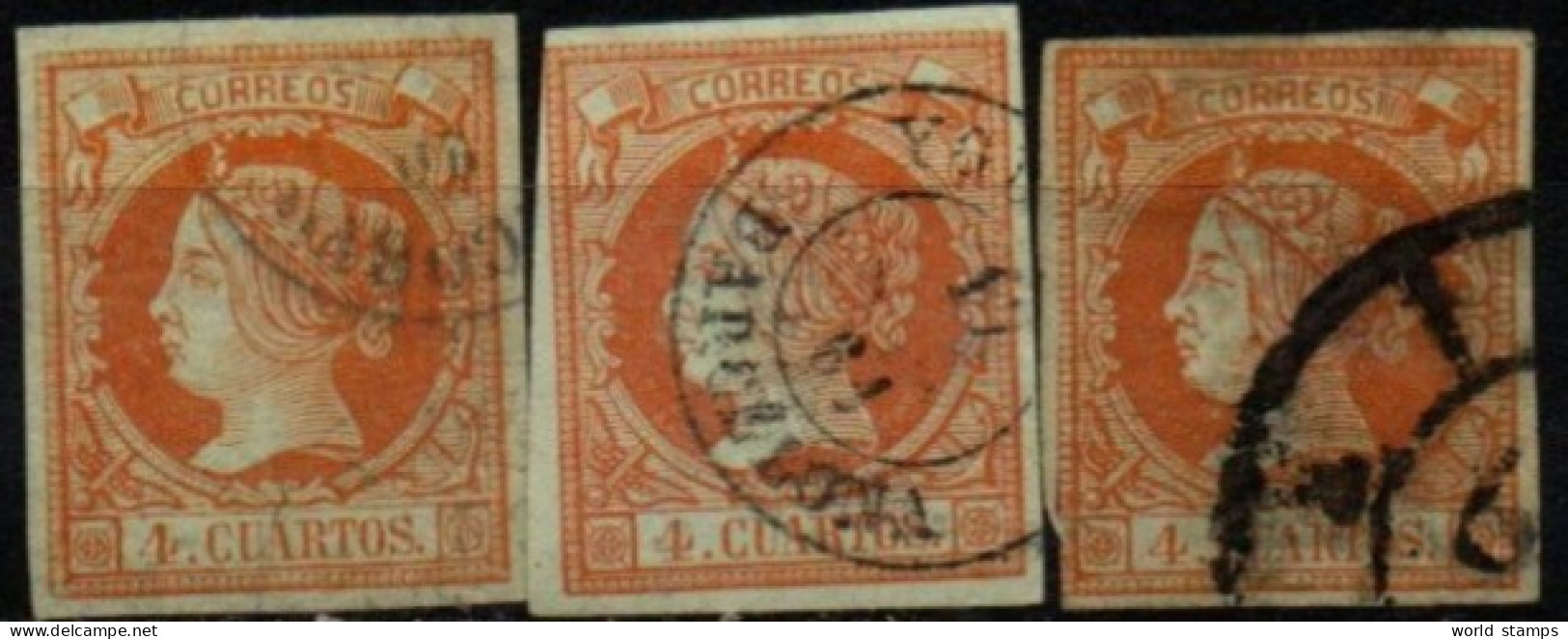 ESPAGNE 1860-1 O - Used Stamps