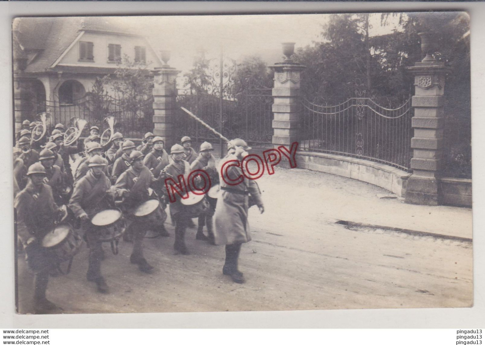 Carte Photo Militaria 23 E RI Régiment Infanterie Haguenau 1931-1932 La Musique - Régiments