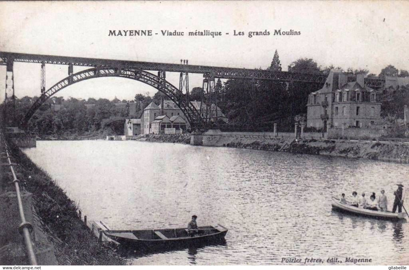 53 - Mayenne - MAYENNE -  Viaduc Metallique  - Les Grands Moulins - Mayenne
