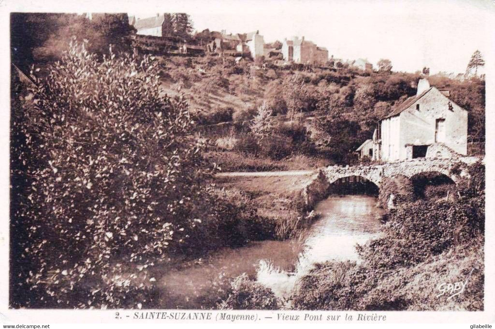 53- Mayenne - SAINTE SUZANNE ( Sainte-Suzanne-et-Chammes ) Vieux Pont Sur La Riviere - Sainte Suzanne