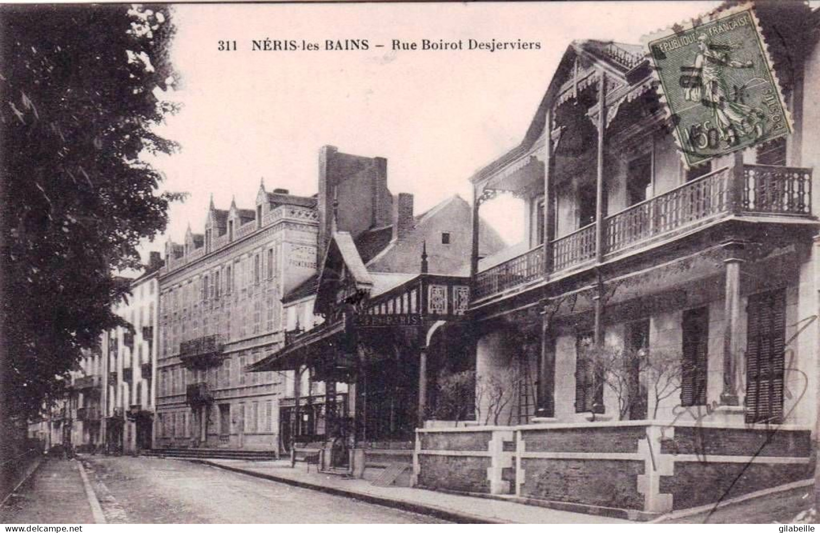 03 - Allier - NERIS Les BAINS - Rue Boirot Desjerviers - Neris Les Bains
