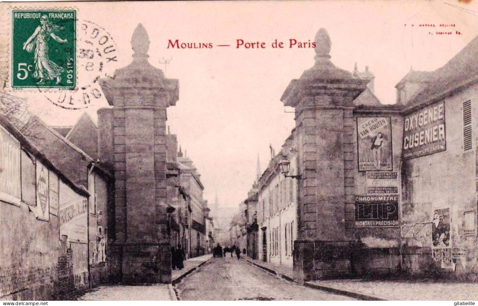 03 - Allier -  MOULINS - Rue De Paris - Les Vieilles Portes - Moulins