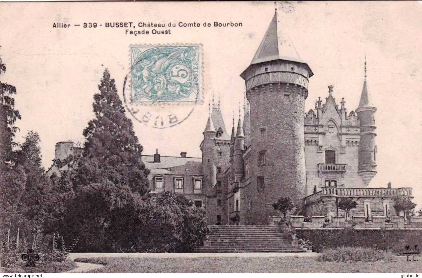 03 - Allier -  BUSSET - Chateau Du Comte De Bourbon - Other & Unclassified