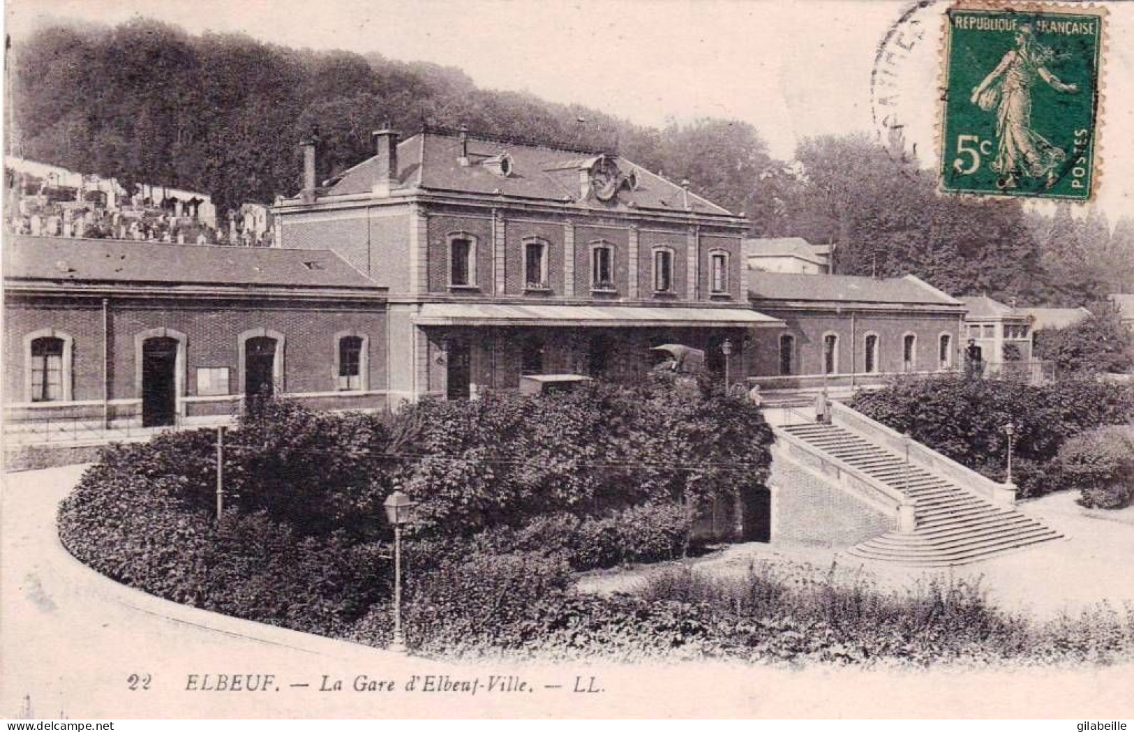 76 - Seine Maritime - ELBEUF -  La Gare D Elbeuf - Ville - Elbeuf