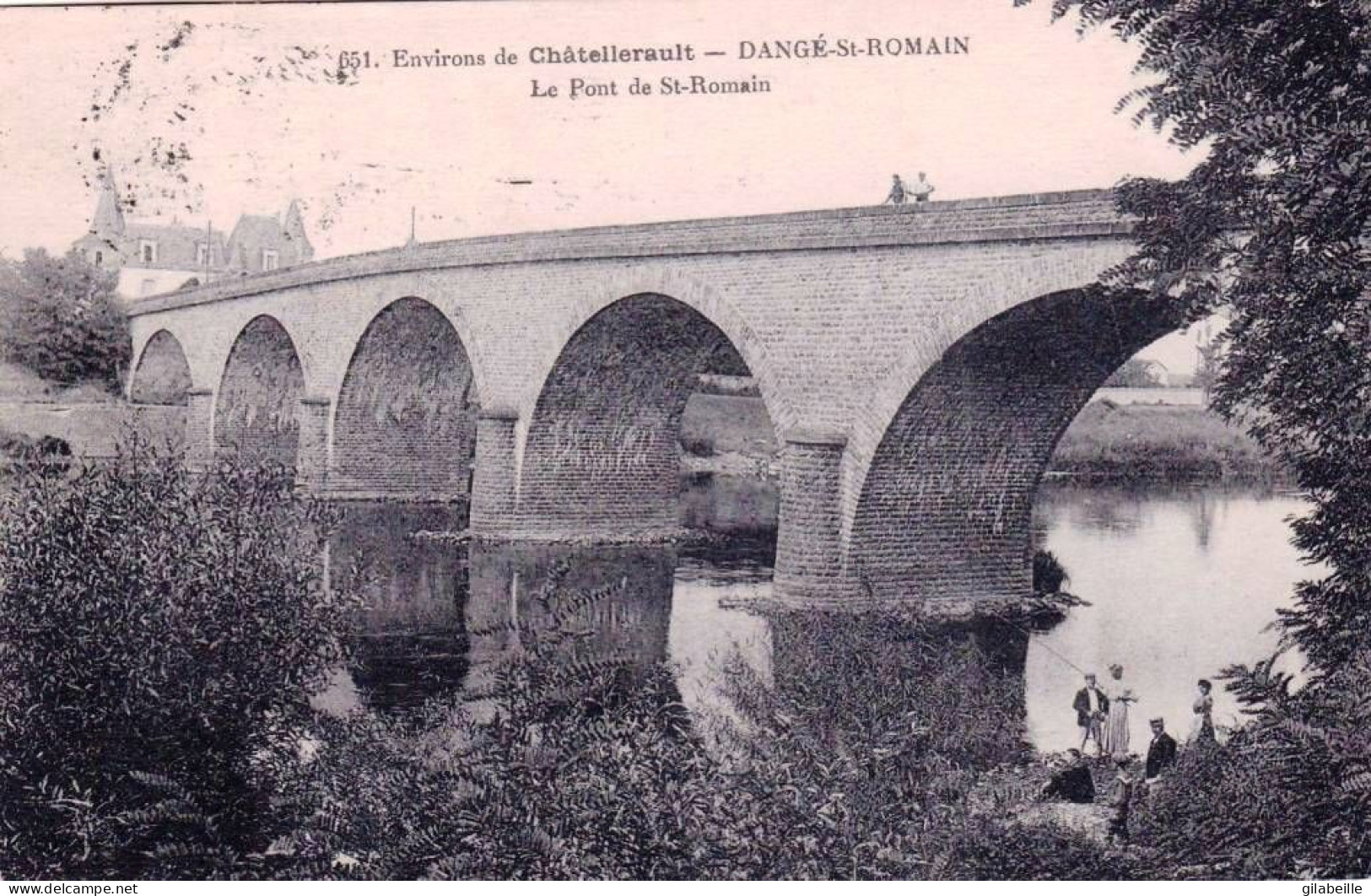 86 - Vienne -  Le Pont De DANGE SAINT ROMAIN - Dange Saint Romain