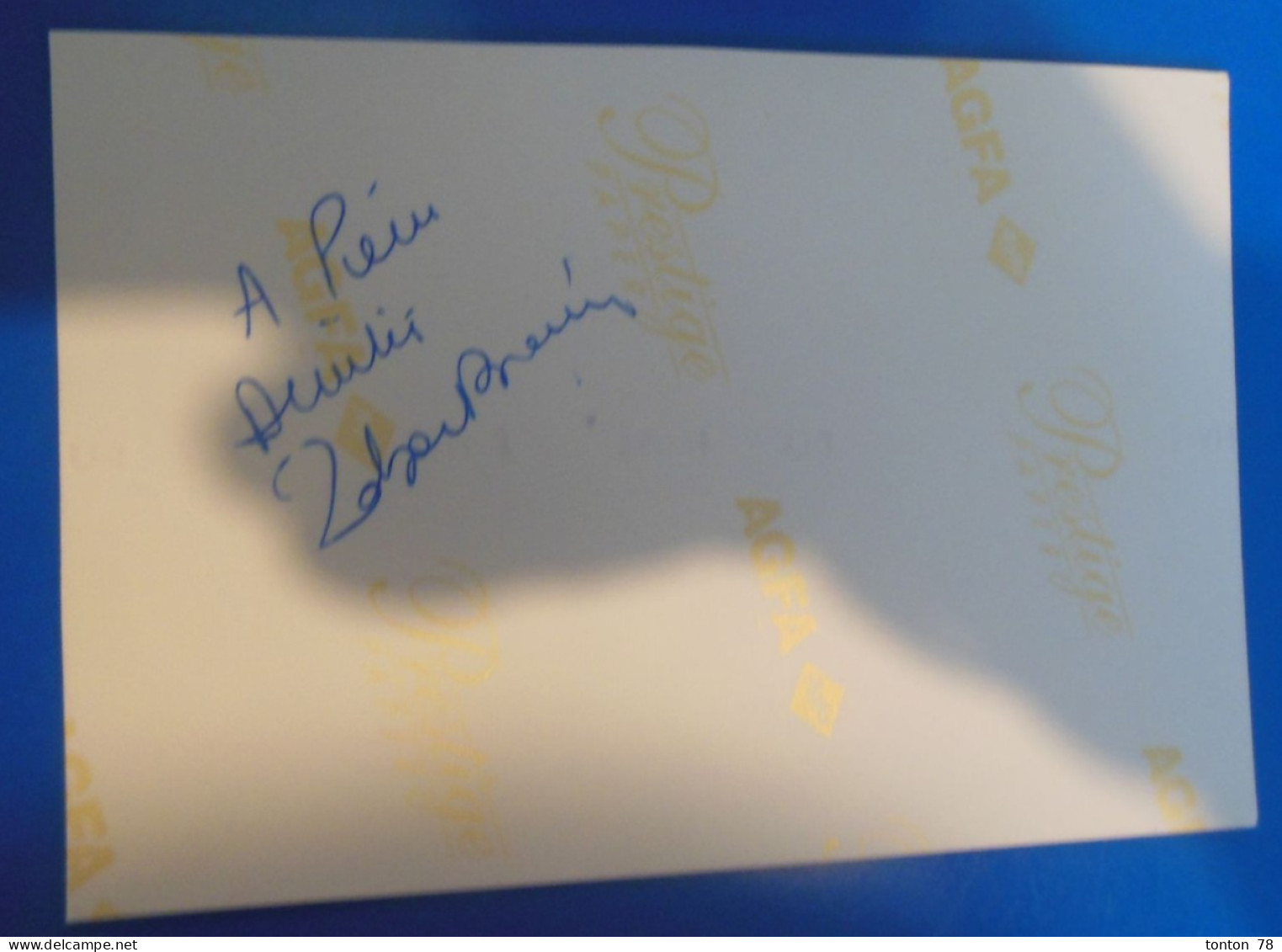 AUTOGRAPHE DE ZABOU BREITMAN SUR PHOTO - Actores Y Comediantes 