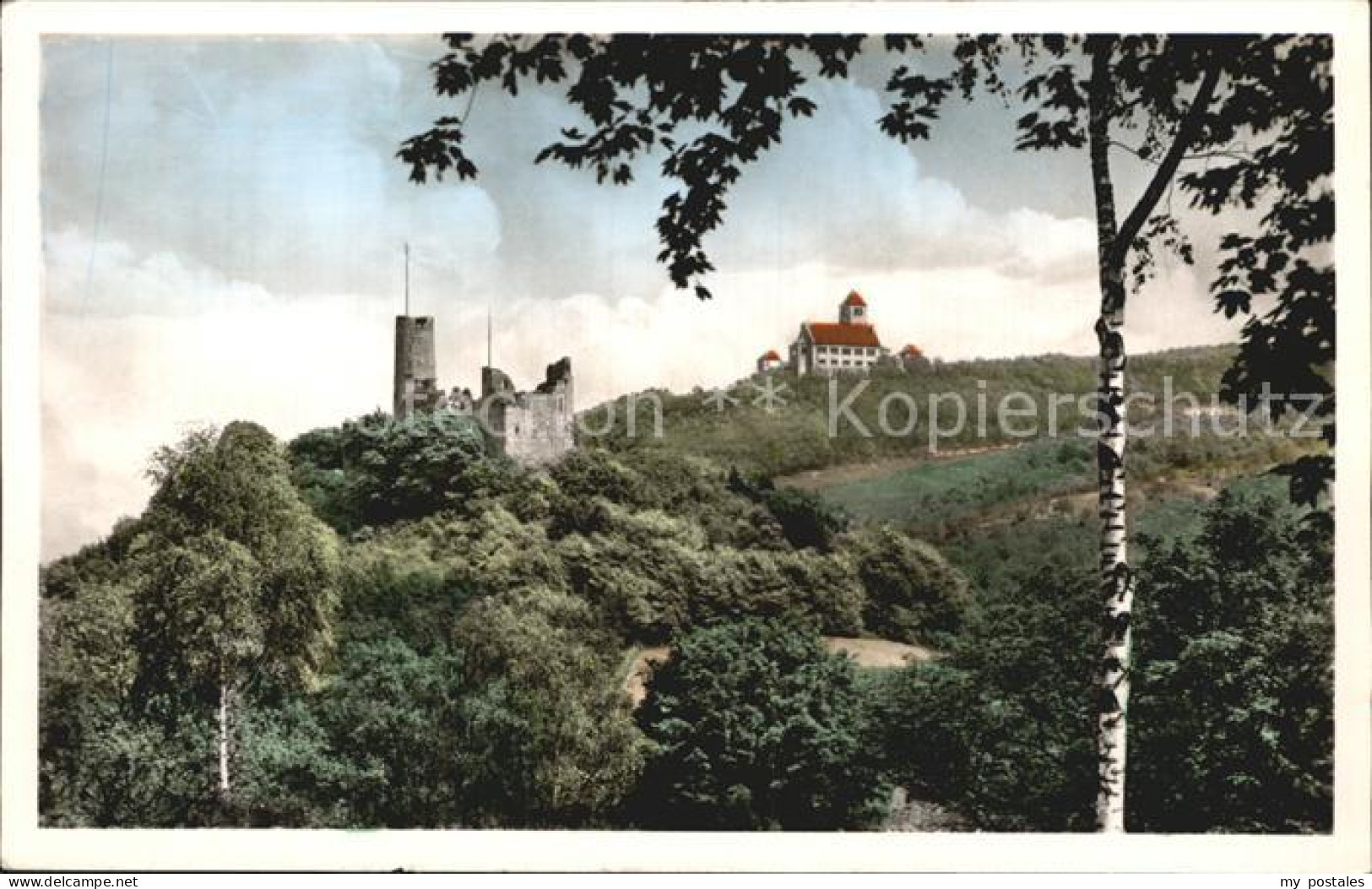 72498525 Weinheim Bergstrasse Burgruine Windeck Und WSC Wachenburg Weinheim - Weinheim