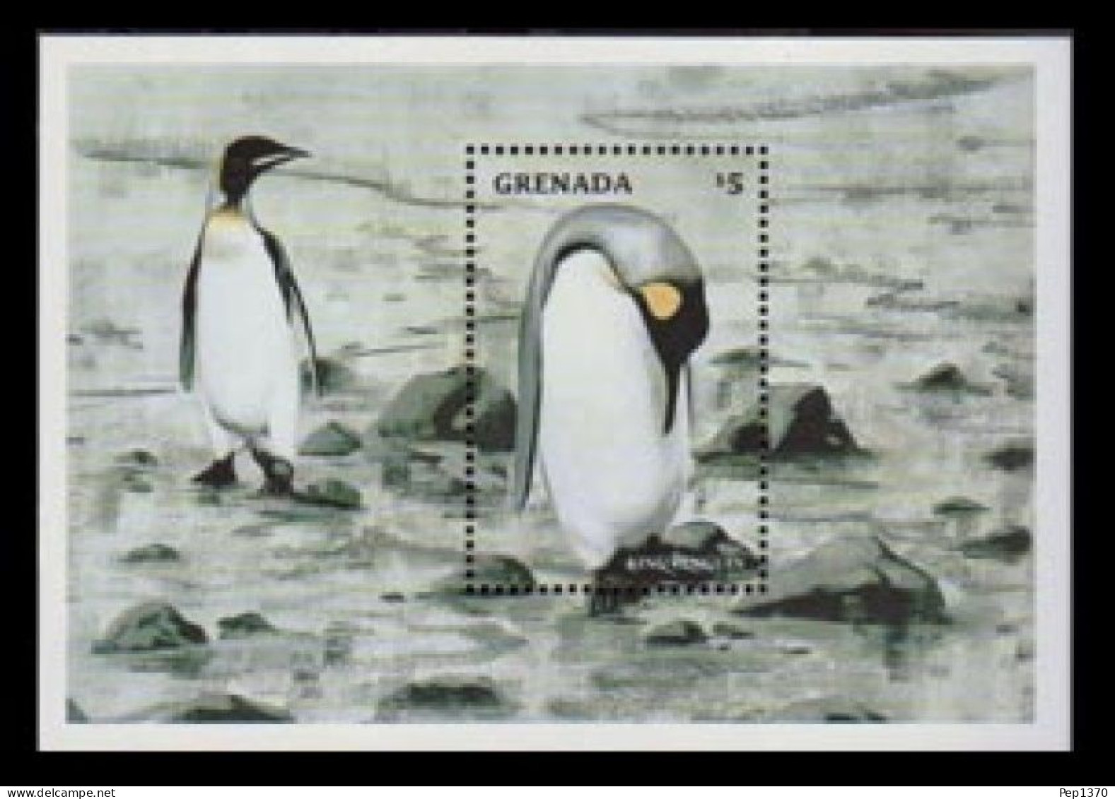 GRENADA 1998 - GRANADA - AVES - PAJAROS - PINGUINOS - YVERT HB-473** - Pingueinos