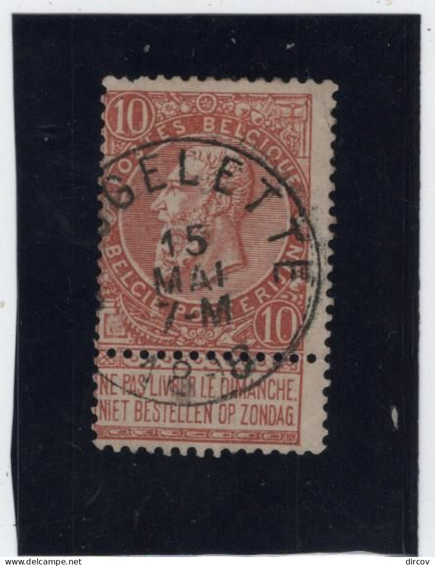 Belgie Nr 57 Brugelette - 1893-1900 Fijne Baard