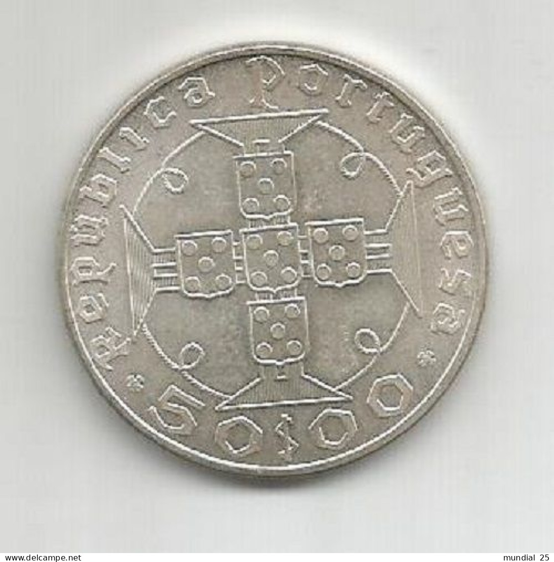 SAO TOME AND PRINCIPE PORTUGAL 50$00 ESCUDOS 1970 SILVER - Sao Tome Et Principe