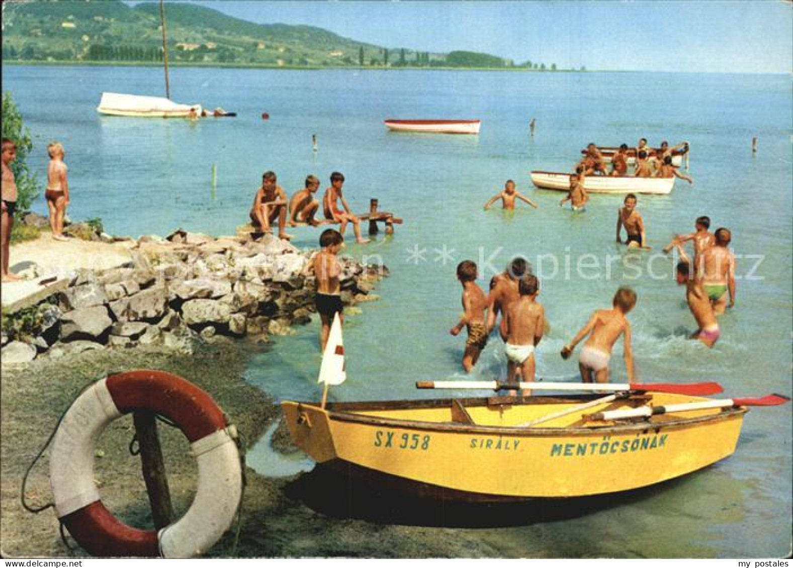 72498341 Balaton Plattensee Boot Strand  Budapest - Ungarn