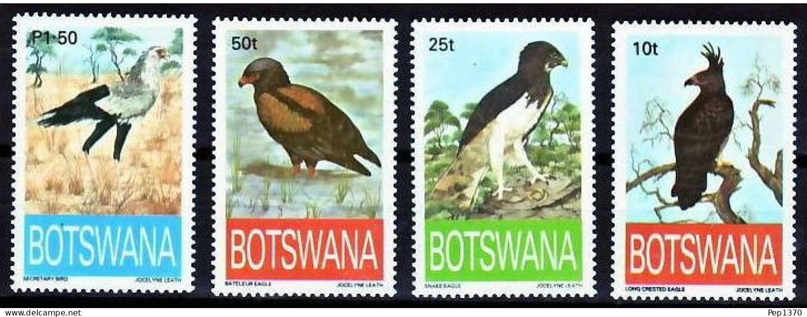 BOTSWANA 1993 - AVES - PAJAROS - YVERT 553/556** - Sonstige & Ohne Zuordnung