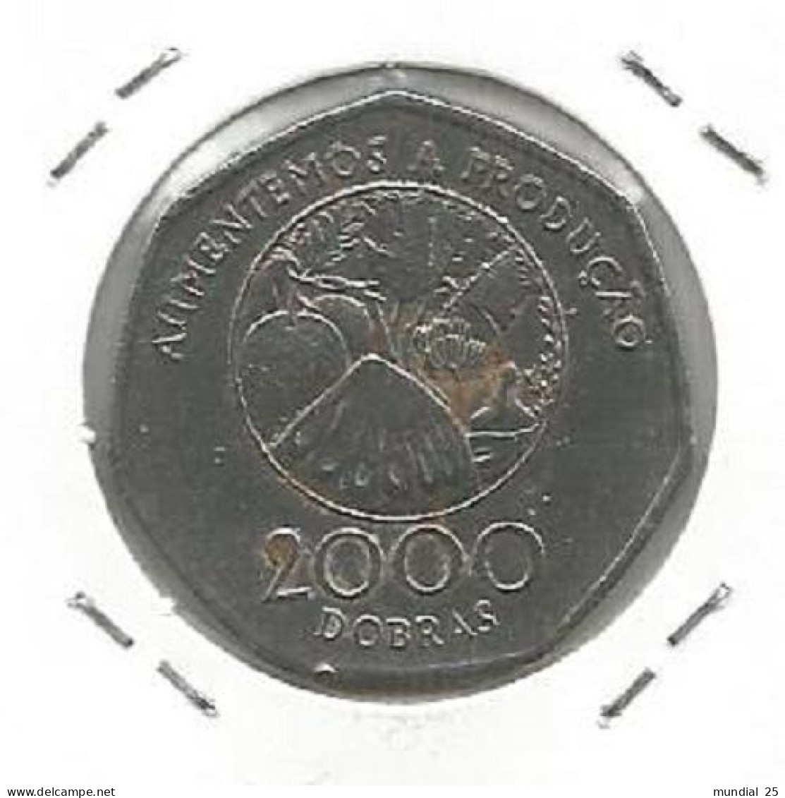 SAO TOME AND PRINCIPE 2.000 DOBRAS 1997 - Sao Tomé E Principe