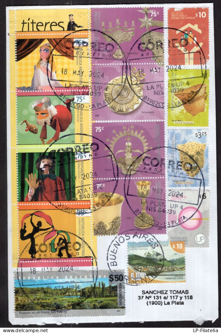 Argentina - 2024 - Letter - Modern Stamps - Diverse Stamps - Briefe U. Dokumente