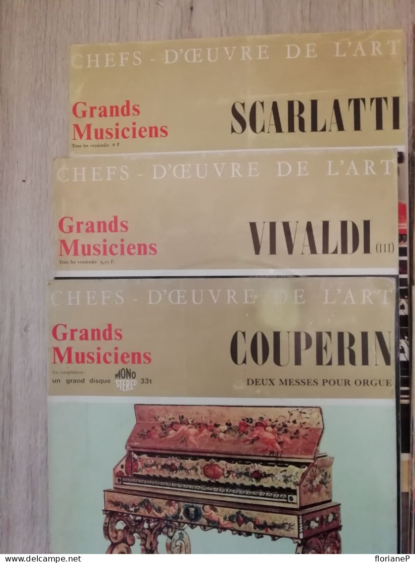 Vinyles 33t Chefs-d'oeuvre De L’Art - Grands Musiciens - Classica