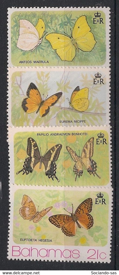 BAHAMAS - 1975 - N° YT. 358 à 361 - Papillons / Butterflies - Neuf Luxe ** / MNH / Postfrisch - Mariposas